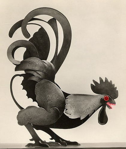 Galo Metálico Gigante